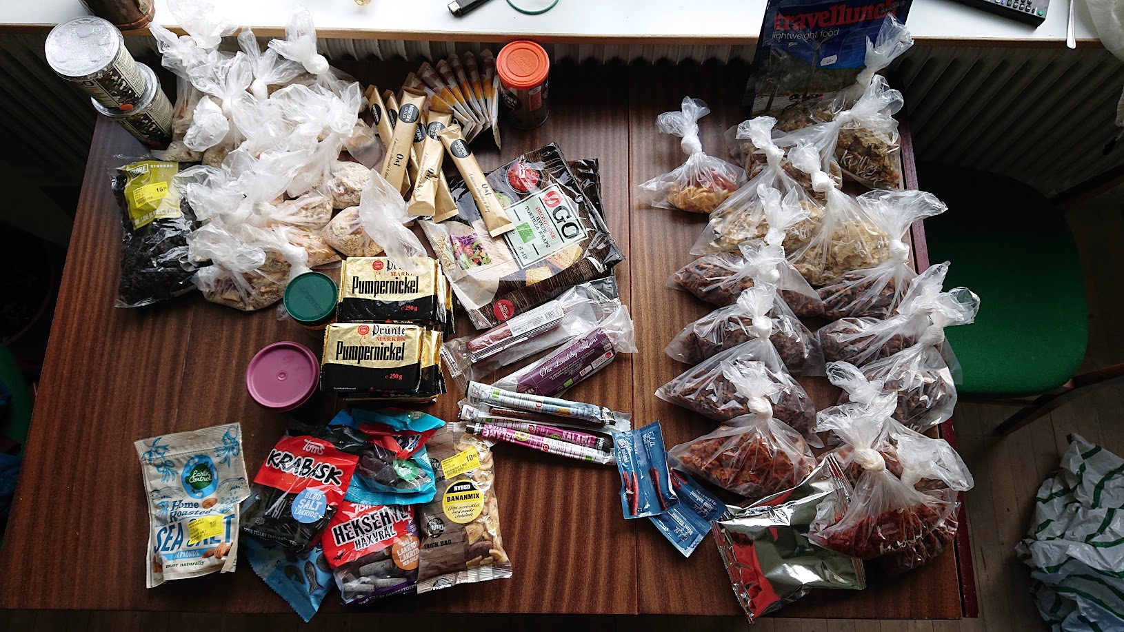 Food for hiking