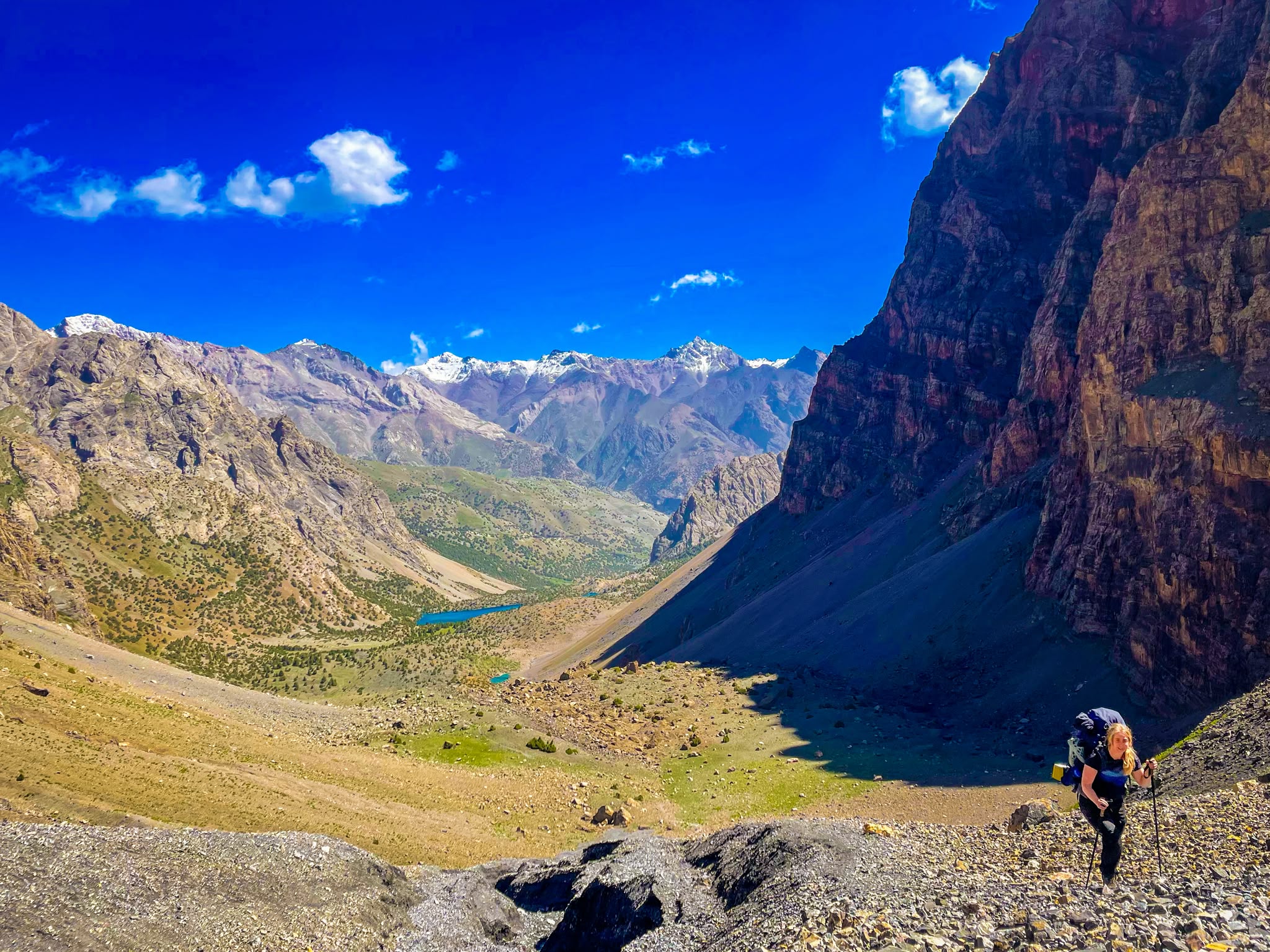 Hiking in the mountains